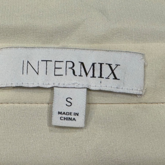 Women's Ivory Silk Intermix Blouse Sz. S - Picture 10 of 10